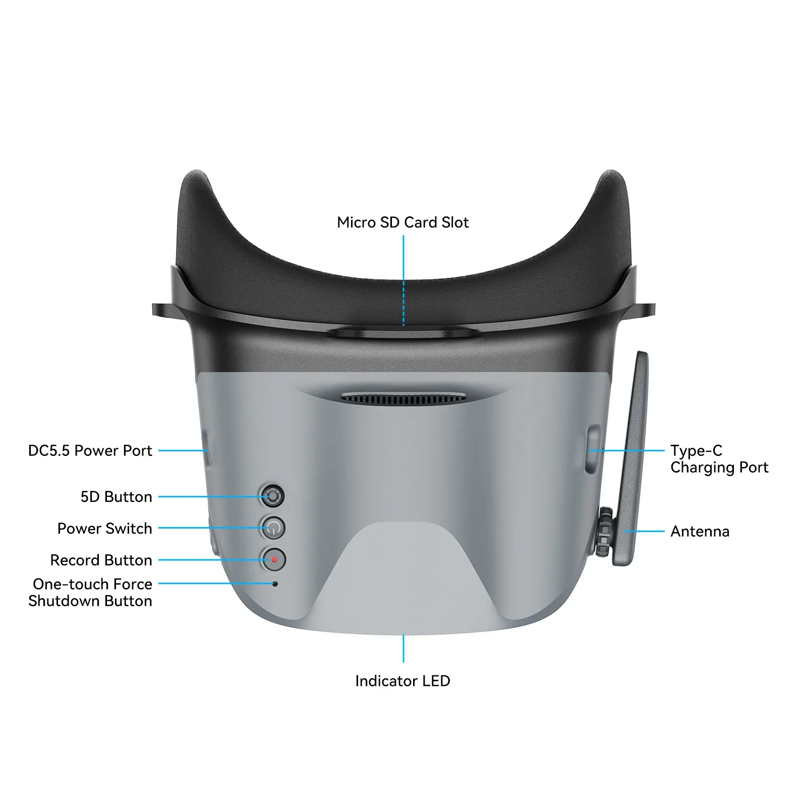 Kacamata Drone FPV BETAFPV VR0 - Skyzone Sky04O Pro Fpv Goggles ulasan dan harga
