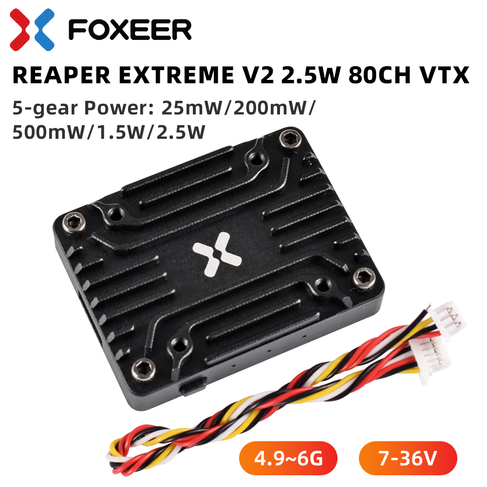 (Diskon super) Foxeer 4.9-6G R - Foxeer Reaper Extreme 2.5W Vtx ulasan dan harga